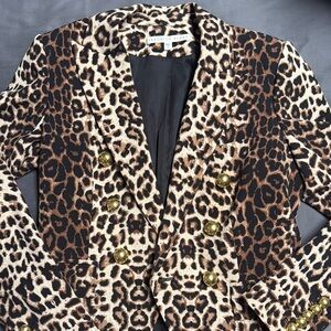 Veronica Beard Leopard Print Jacket